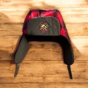 Polo Ralph Lauren Men’s Plaid Red, black and Green Winter Hat